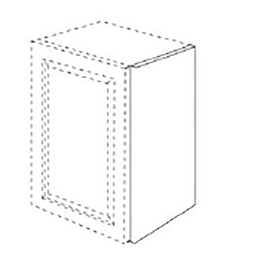 Eurocraft Cabinetry Signature Door Series Lexington Designer White Kitchen Cabinet - ODB-LDW