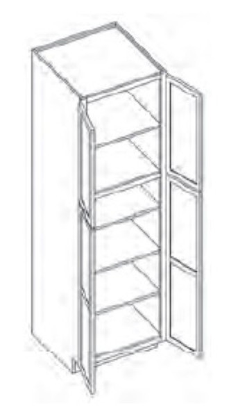 KCD Essential White Pantry - EW-P3084
