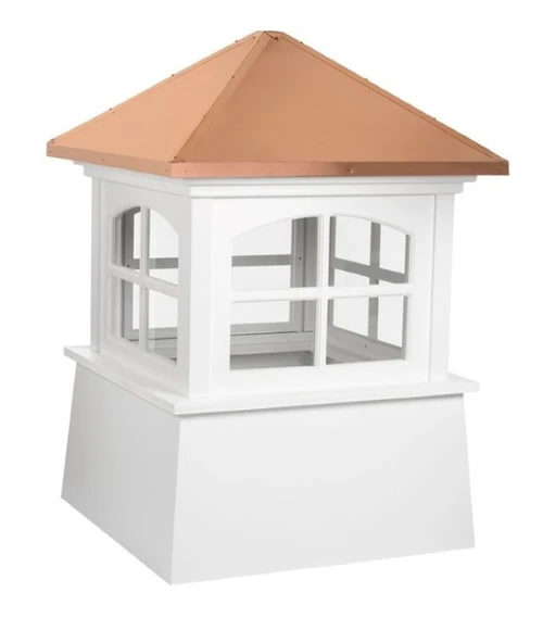 Good Directions Huntington Vinyl Cupola with Copper Roof 36" x 49" 2136HV