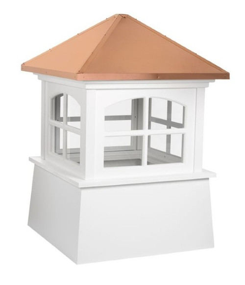 Good Directions Huntington Vinyl Cupola with Copper Roof 42" x 58" 2142HV