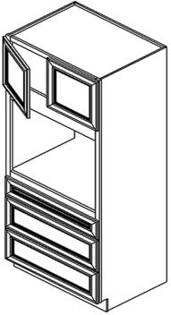 Jarlin Cabinetry - Oven Pantry Cabinet - OC31.596 - Sage Green Shaker