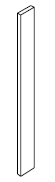 Jarlin Cabinetry - Wall Filler - WF630 - Unfinished Shaker