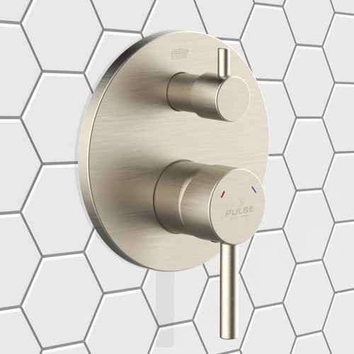 Pulse ShowerSpas - Tru-Temp Two Way Diverter Valve - 3005-RIVD-BN - Brushed Nickel