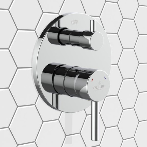 Pulse ShowerSpas - Tru-Temp Two Way Diverter Valve - 3005-RIVD-CH - Chrome