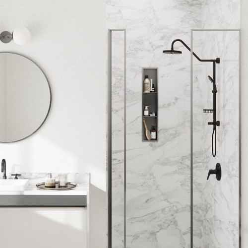 Pulse ShowerSpas - Niche - NI-0836V-GMB - Gun Metal Black