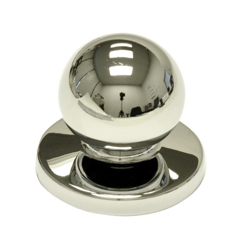 Better Home Products - Door Hardware - Bi-Fold Knob with Backplate - Chrome - 632PC