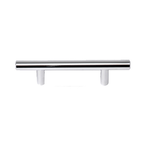 Better Home Products - Skyline Solid Bar Pulls Collection - 3" (76 mm cc) Solid Bar Pull - Chrome - BHP101CH