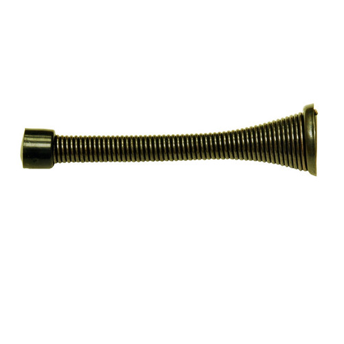 Better Home Products - Door Hardware - 3 3/4" Spring Door Stop - Dark Bronze - 107DB