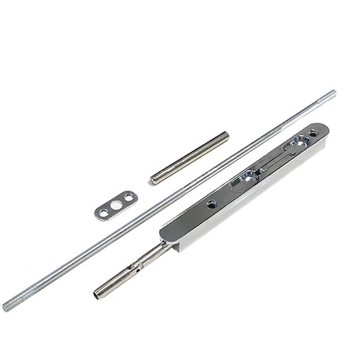 Better Home Products - Door Hardware - 18" Zinc Flip-Lever Extension Bolt - Chrome - 939CH