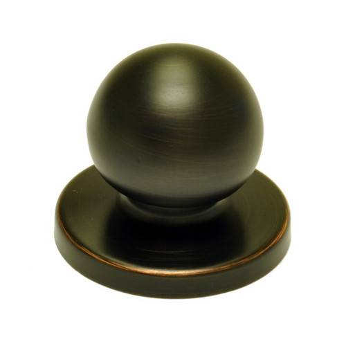 Better Home Products - Door Hardware - Bi-Fold Knob with Backplate - Dark Bronze - 129DB