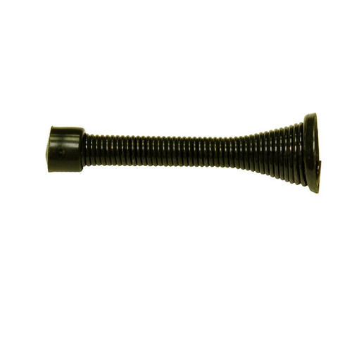 Better Home Products - Door Hardware - 3 1/8" Spring Door Stop - Matte Black - 204BLK