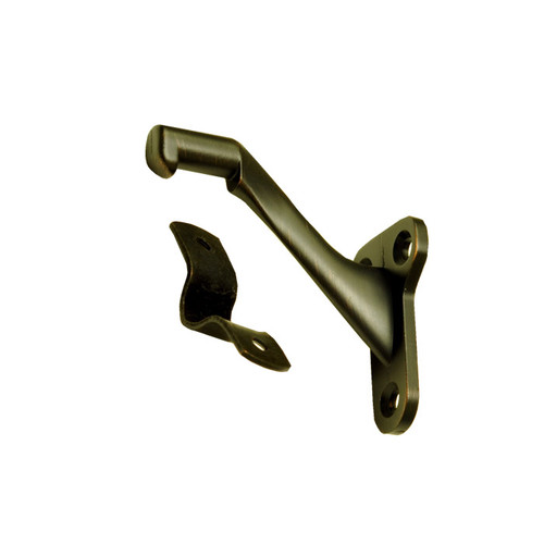 Better Home Products - Door Hardware - Deluxe Handrail Bracket - Dark Bronze - 141DB