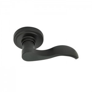 Better Home Products - Twin Peaks Collection - Lever Passage - Matte Black - 45144BLK