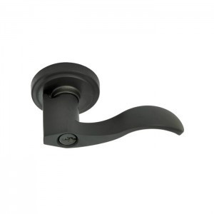 Better Home Products - Twin Peaks Collection - Lever Entry LH - Matte Black - 45544BLKLT