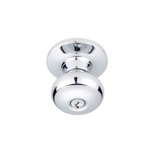 Better Home Products - Noe Valley Collection - Mushroom Knob Entry - Chrome - 82588CH