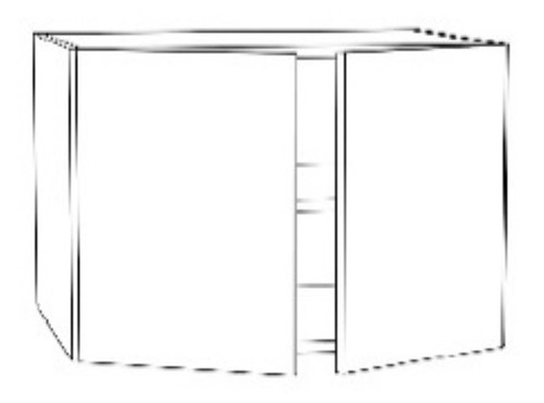 Innovation Cabinetry Slim White Kitchen Cabinet - UB-W3624-24-SLW