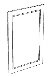 Innovation Cabinetry Forest Green Kitchen Cabinet - UB-IMD2530W-FGSH