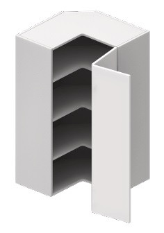 Blue Valley Frameless Oak Kitchen Cabinet - OK-WER2442