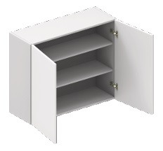 Blue Valley Frameless Matte Black Kitchen Cabinet - MBL-W2730