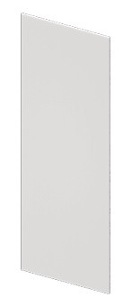 Blue Valley Frameless Matte Black Kitchen Cabinet - MBL-PNL34.5X96X3/4