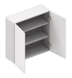 Blue Valley Frameless Matte Gray Kitchen Cabinet - MG-W3036