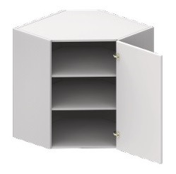 Blue Valley Frameless Matte Gray Kitchen Cabinet - MG-WDC2436