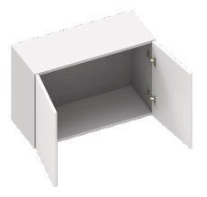 Blue Valley Frameless Matte Gray Kitchen Cabinet - MG-W3615