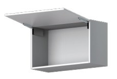 Blue Valley Frameless Matte Gray Kitchen Cabinet - MG-WSL3018