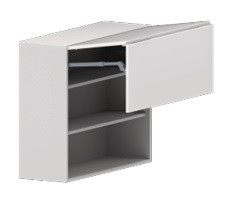 Blue Valley Frameless Matte Gray Kitchen Cabinet - MG-WBF3030