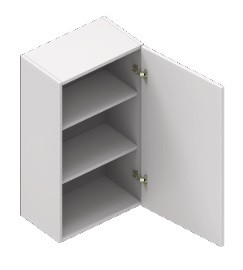 Blue Valley Frameless Matte White Kitchen Cabinet - MW-W1536