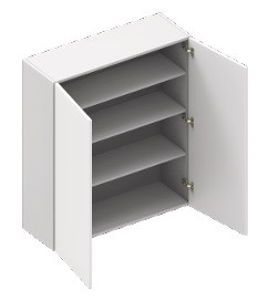 Blue Valley Frameless Matte White Kitchen Cabinet - MW-W3342