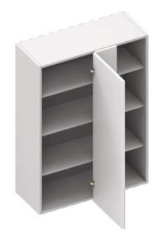 Blue Valley Frameless Matte White Kitchen Cabinet - MW-WBC3042
