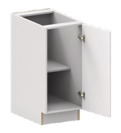 Blue Valley Frameless Matte White Bath Cabinets - MW-VB15FHD