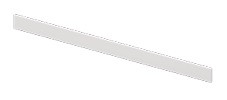 Blue Valley Frameless Matte White Kitchen Cabinet - MW-TF3.96