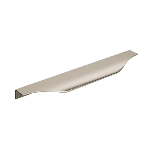 Amerock Hardware - Aloft 8-9/16 inch (217mm) Center-to-Center Edge Pull is finished in Polished Nickel - BP36746PN