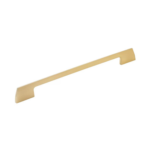 Amerock Hardware - Everyday Basics Angle 10-1/16 inch (256mm) Center-to-Center Pull is finished in Champagne Bronze - BP37303CZ