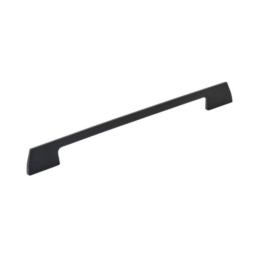 Amerock Hardware - Everyday Basics Angle 10-1/16 inch (256mm) Center-to-Center Pull is finished in Matte Black - BP37303MB