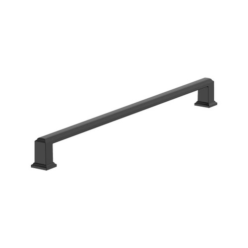Amerock Hardware - Appoint 18 inch (457mm) Center-to-Center Appliance Pull is finished in Matte Black - BP54031FB