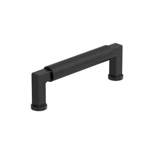 Amerock Hardware - Balata 3-3/4 inch (96mm) Center-to-Center Pull is finished in Matte Black - BP37623MB