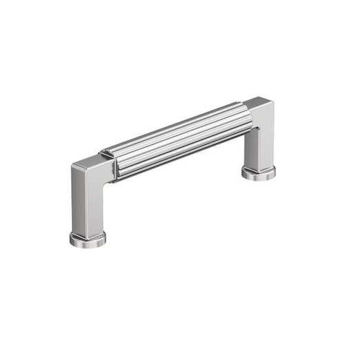 Amerock Hardware - Ballard 3-3/4 inch (96mm) Center-to-Center Pull is finished in Polished Chrome - BP3764326