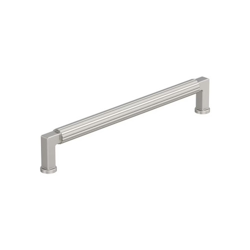Amerock Hardware - Ballard 7-9/16 inch (192mm) Center-to-Center Pull is finished in Satin Nickel - BP37646G10