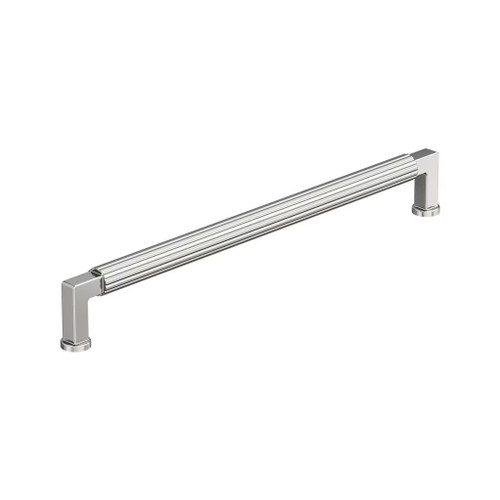 Amerock Hardware - Ballard 10-1/16 inch (256mm) Center-to-Center Pull is finished in Polished Nickel - BP37648PN