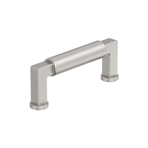 Amerock Hardware - Balon 3 inch (76mm) Center-to-Center Pull is finished in Satin Nickel - BP37482G10