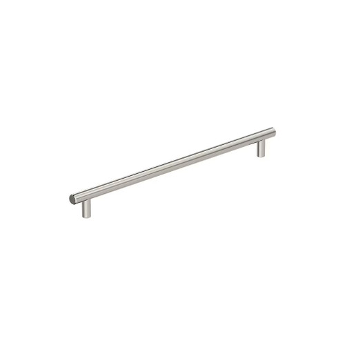 Amerock Hardware - Bar Pulls 18 inch (457mm) Center-to-Center Appliance Pull is finished in Satin Nickel - BP54025G10