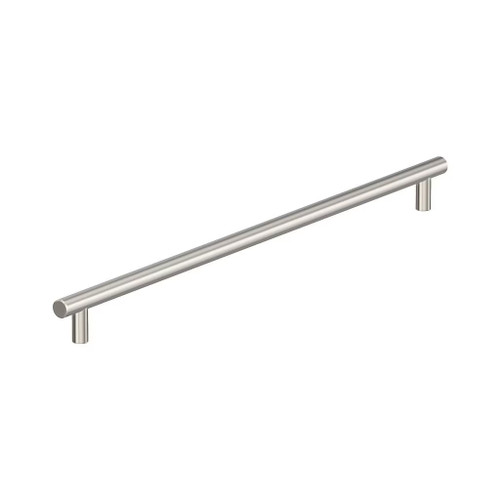 Amerock Hardware - Bar Pulls 24 inch (610mm) Center-to-Center Appliance Pull is finished in Sterling Nickel - BP54026CSG9