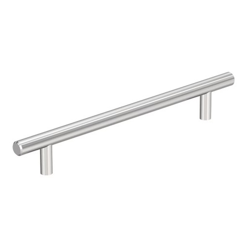 Amerock Hardware - Bar Pulls 7 inch (178mm) Center-to-Center Pull is finished in Polished Chrome - BP117826