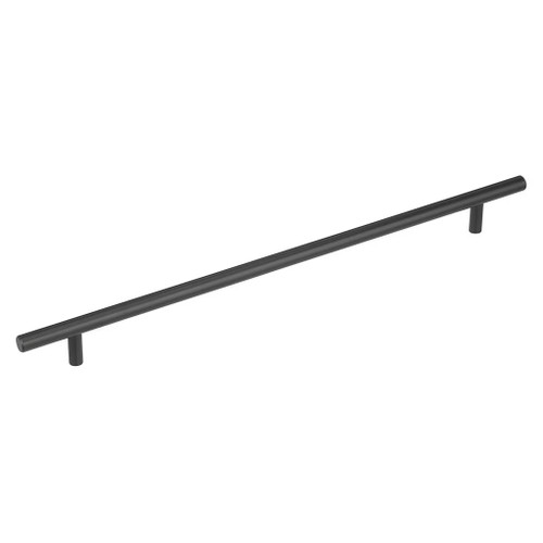 Amerock Hardware - Bar Pulls 12-5/8 inch (320mm) Center-to-Center Pull is finished in Matte Black - BP19014MB