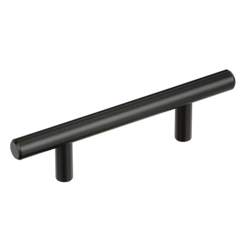 Amerock Hardware - Bar Pulls 3 inch (76mm) Center-to-Center Pull is finished in Matte Black - BP40515MB