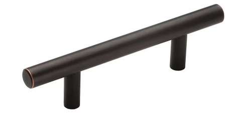 Amerock Hardware - Bar Pulls 3 inch (76mm) Center-to-Center Pull is finished in Oil-Rubbed Bronze - BP40515ORB