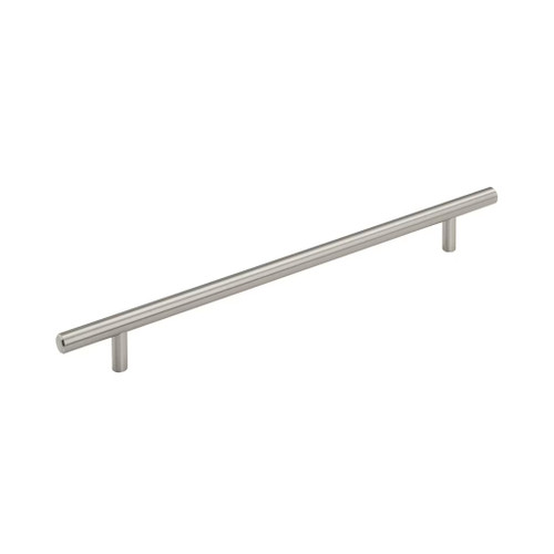 Amerock Hardware - Bar Pulls 10-1/16 inch (256mm) Center-to-Center Pull is finished in Satin Nickel - BP40519G10